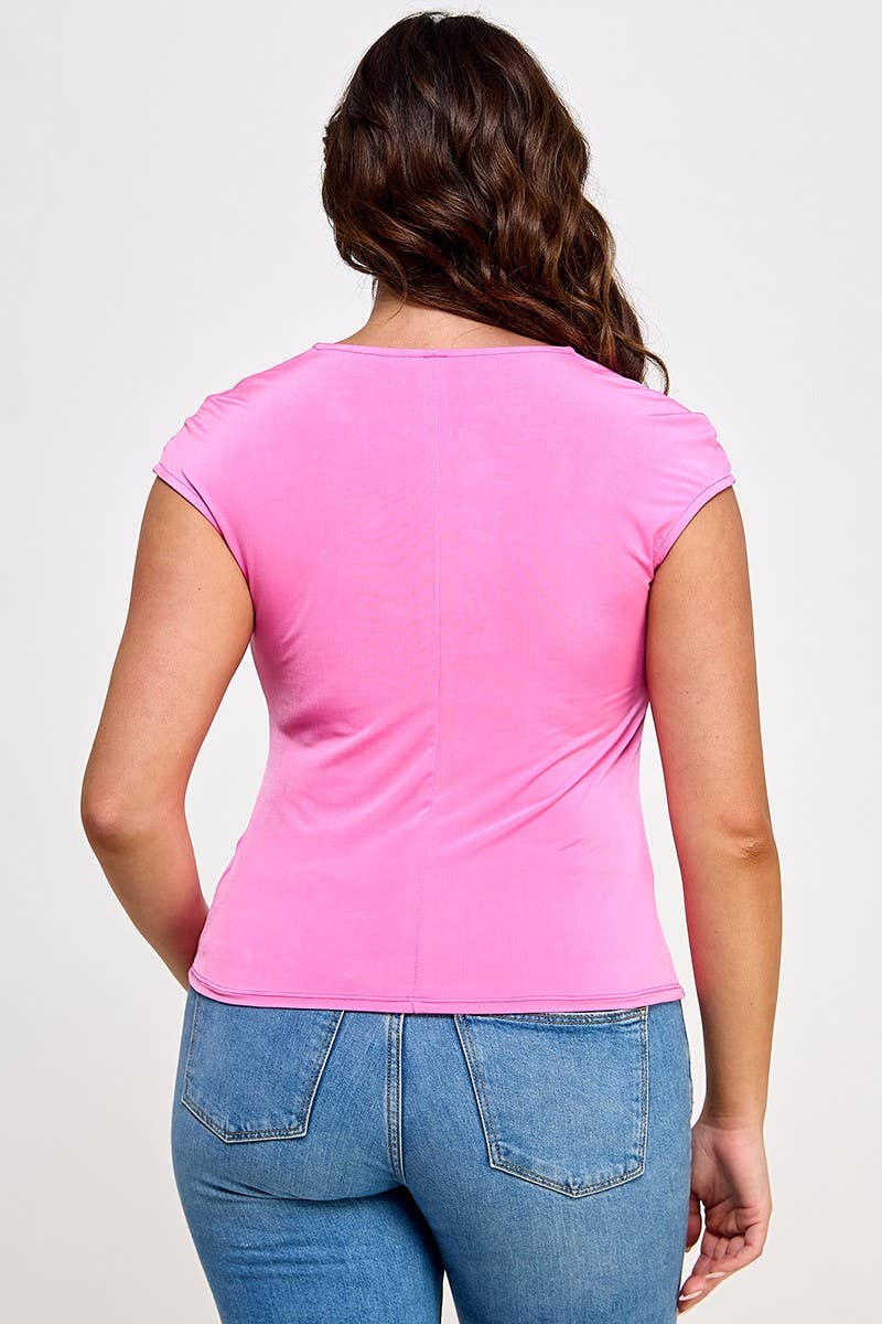 Plus Size Venezia Square Neck Top